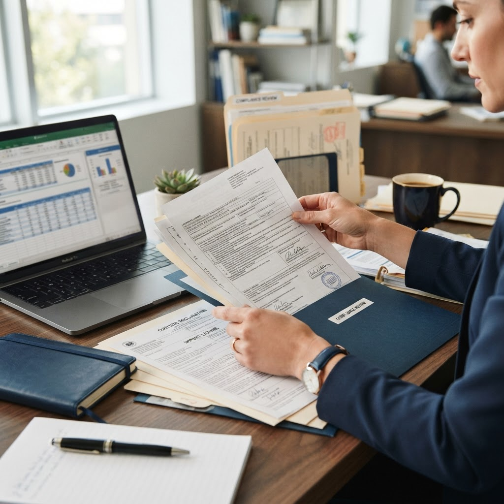 Control previo y documentos habilitantes